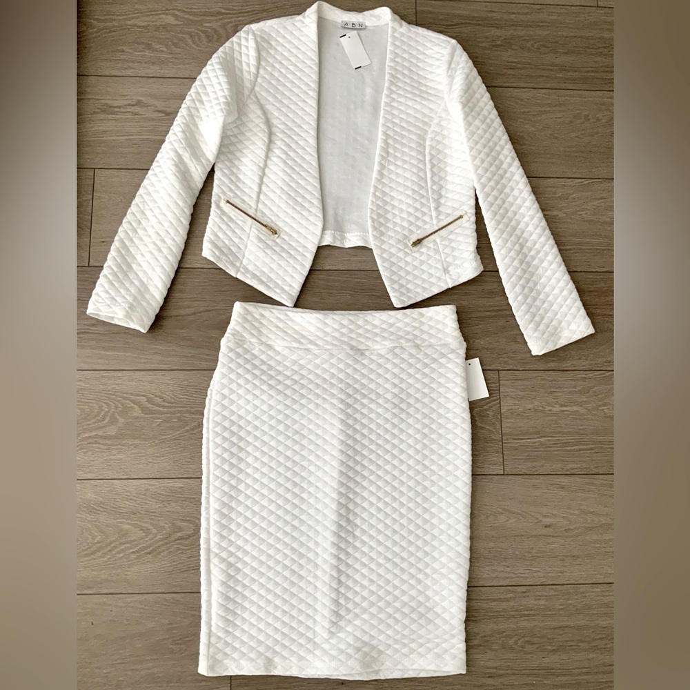 Lightweight Blazer and Skirt Set
